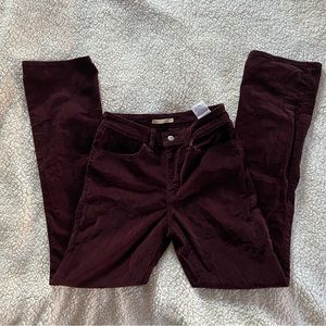 levi’s 725 corduroy bootcut pants